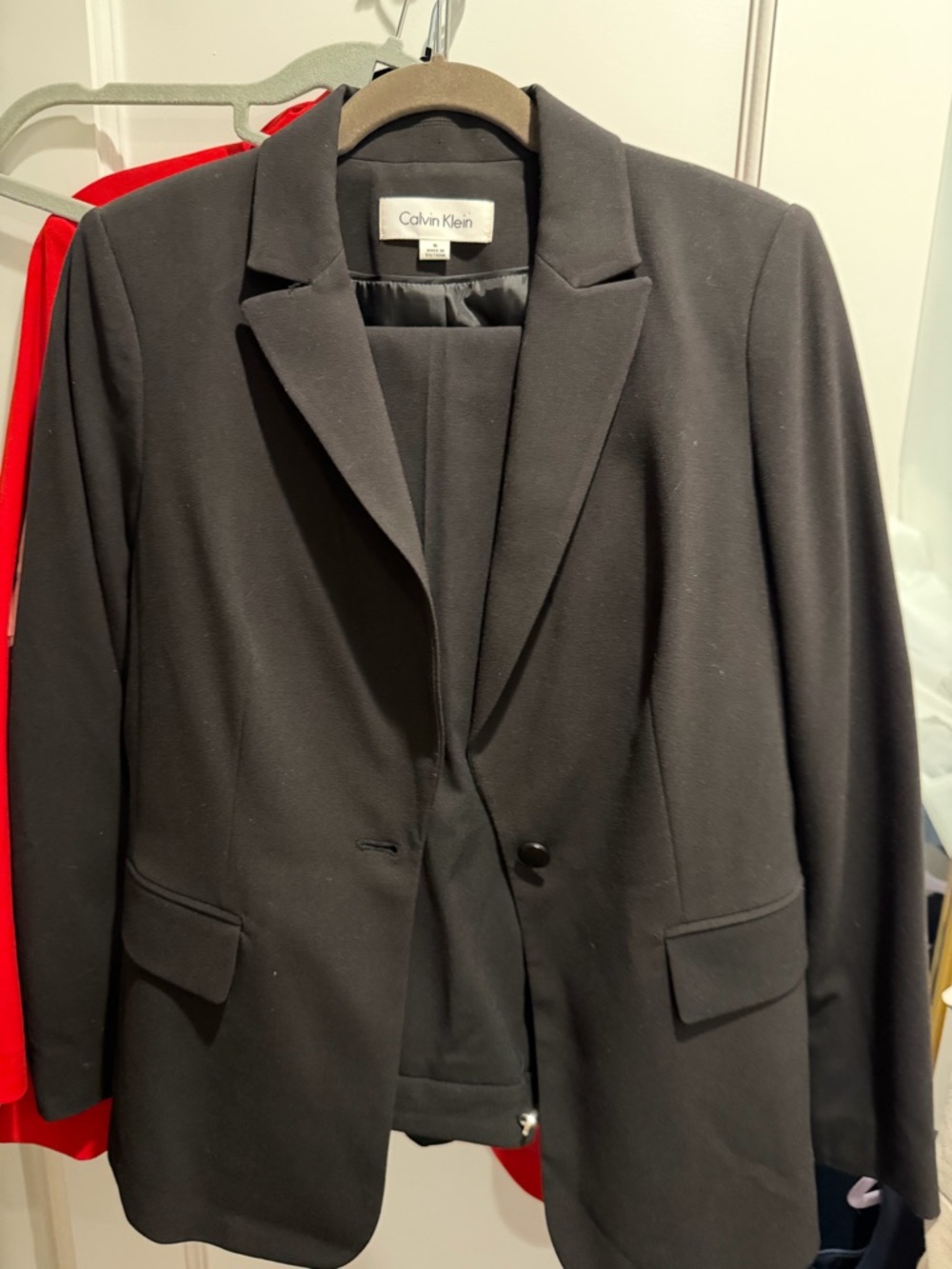 Calvin Klein Black Women's Blazer and Pants (Full Suit)